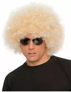 Jätteafroperuk 70-tal blond