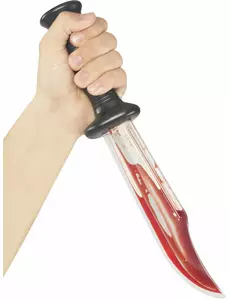Blodig kniv 33 cm vuxen