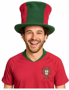 Cylinderhatt Portugal-supporter