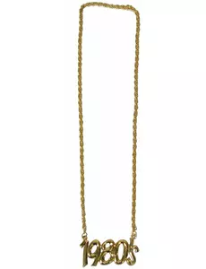 Guldfärgat halsband 1980-tal vuxen