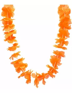 Orange hawaiianskt halsband