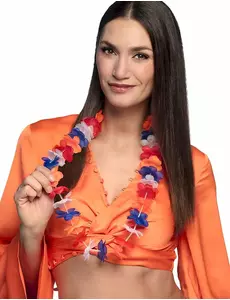 Hawaiianskt halsband Nederländerna-supporter vuxen