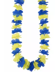 Hawaiianskt halsband Sverige-supporter vuxen