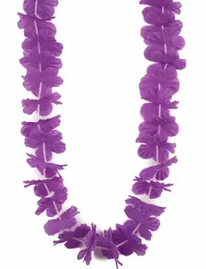 Lila hawaiianskt halsband