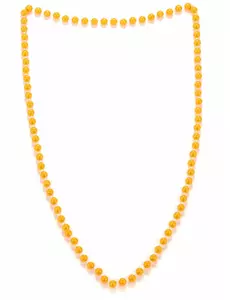 Orange pärlhalsband vuxen