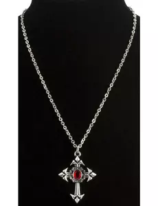 Gotiskt vampyrhalsband vuxen Halloween