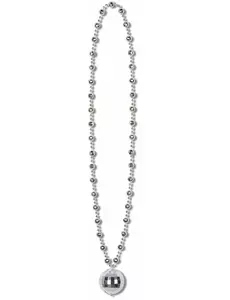 Disco-halsband med silverkula