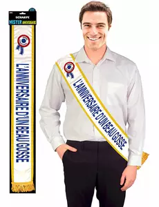 Blå halsduk L'anniversaire d'un beau gosse