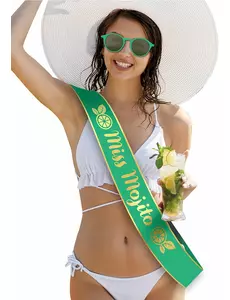 Grön Miss Mojito-scarf dam