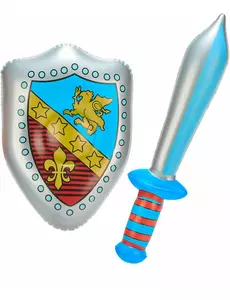 Uppblåsbart svärd och sköld