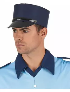 Blå gendarmerimössa vuxen