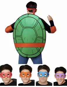 Tillbehörsset till maskeraddräkt 4 i 1 Tortues Ninja™ vuxen