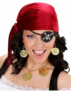 Pirathalsband och örhängen kit vuxen