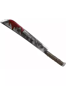 Blodig plastmachete Halloween