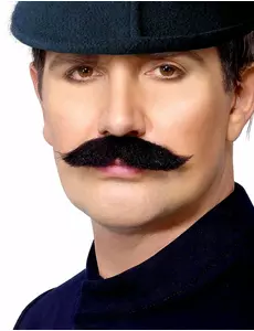 Engelsk polisagentmustasch vuxen