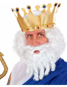 Vit peruk havsgud herr