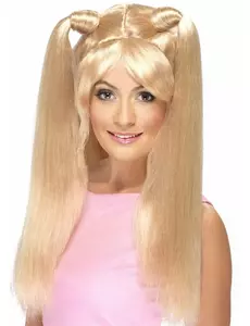 Blond Girls Band-peruk dam