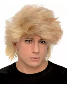 Rufsig blond peruk herr