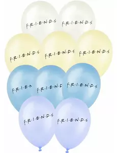 10 latexballonger Friends™ 25 x 32 cm