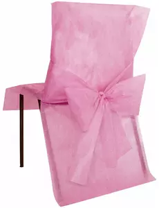 10 rosa stolöverdrag av hög kvalitet 50 x 95 cm