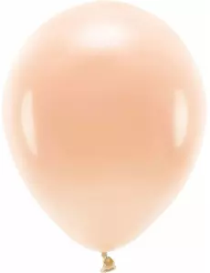 100 pastellpersikofärgade latexballonger 26 cm