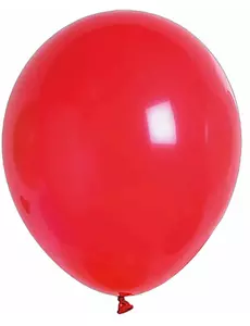 100 metalliska röda ballonger 29 cm