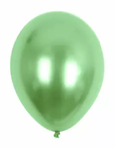 100 gröna metalliska ballonger 29 cm
