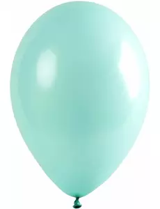 12 mintgröna ballonger 28 cm