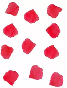 150 röda tygrosblad