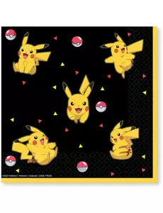 16 Pokémon Pikachu™-pappersservetter 33 x 33 cm