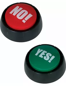 2 Buzzers Yes och No 9 cm