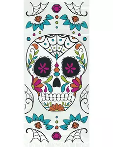 20 plastgodispåsar Dia de los muertos 28 x 12 cm
