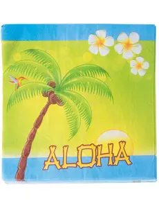 20 Aloha-pappersservetter 33 x 33 cm
