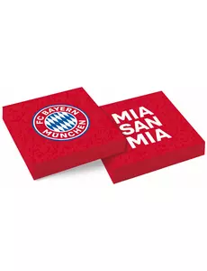 20 pappersservetter FC Bayern Munich™ 33 x 33 cm