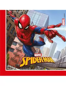 20 Spiderman Fighter™ pappersservetter 33 x 33 cm