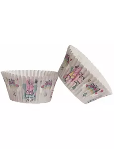 25 pappersformar för cupcakes Peppa Pig™ 5 x 3 cm