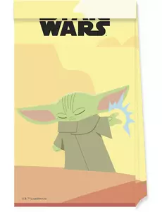 4 papperspåsar Baby Yoda The Mandalorian™