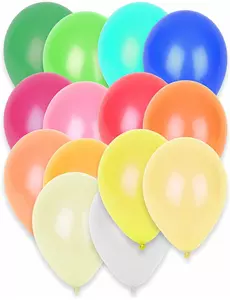50 flerfärgade ballonger 30 cm