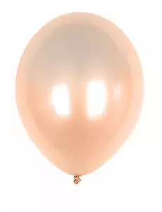 50 metalliska persikofärgade ballonger 30 cm