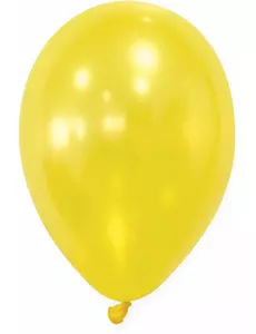 50 gula metallicballonger 30 cm