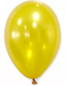 50 metalliska guldfärgade ballonger 30 cm