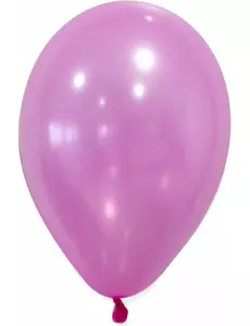 50 metalliska rosa ballonger 30 cm
