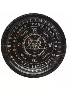6 ouija-papptallrikar 18 cm