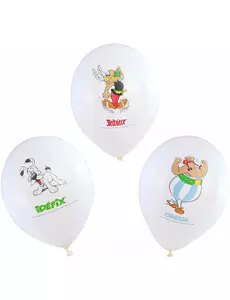 6 latexballonger Astérix™ 27 cm