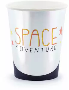 6 pappmuggar space adventure 200 ml