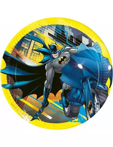 8 papperstallrikar Batman™ 23 cm