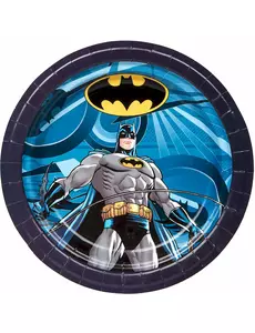 8 papperstallrikar Batman™ 23 cm