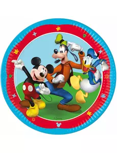 8 Mickey Mouse™-papptallrikar 23 cm