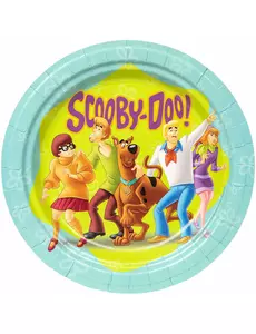 8 Scooby-Doo™ papperstallrikar 23 cm