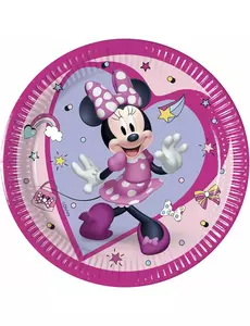 8 Minnie Junior™ papptallrikar 20 cm
